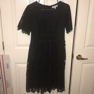 Black lace dress